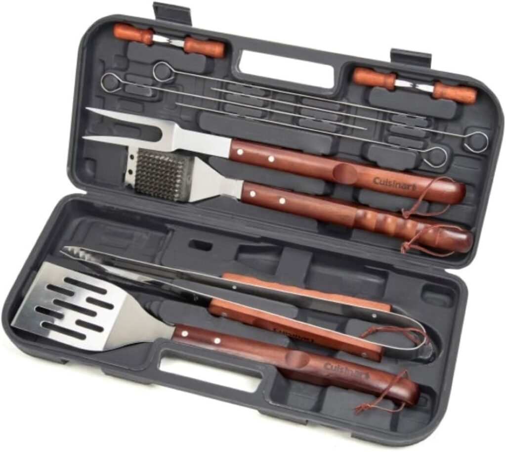 Cuisinart CGS-W13 Wooden Handle Tool Set, Black (13-Piece)