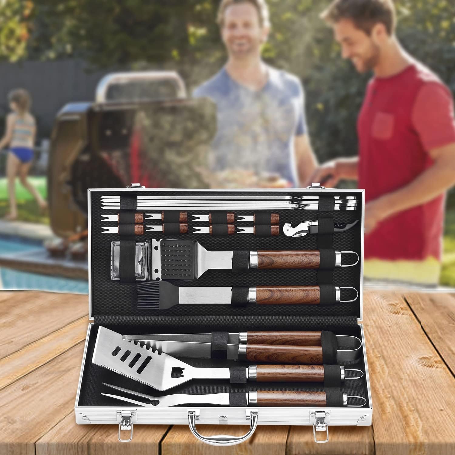 grilljoy 20PCS BBQ Grill Tools Set Review