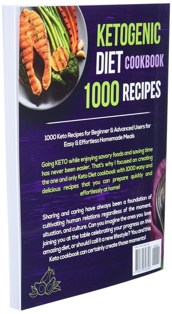 Keto Cookbook For Beginners: 1000 Recipes For Quick  Easy Low-Carb Homemade Cooking     Paperback – December 11, 2020