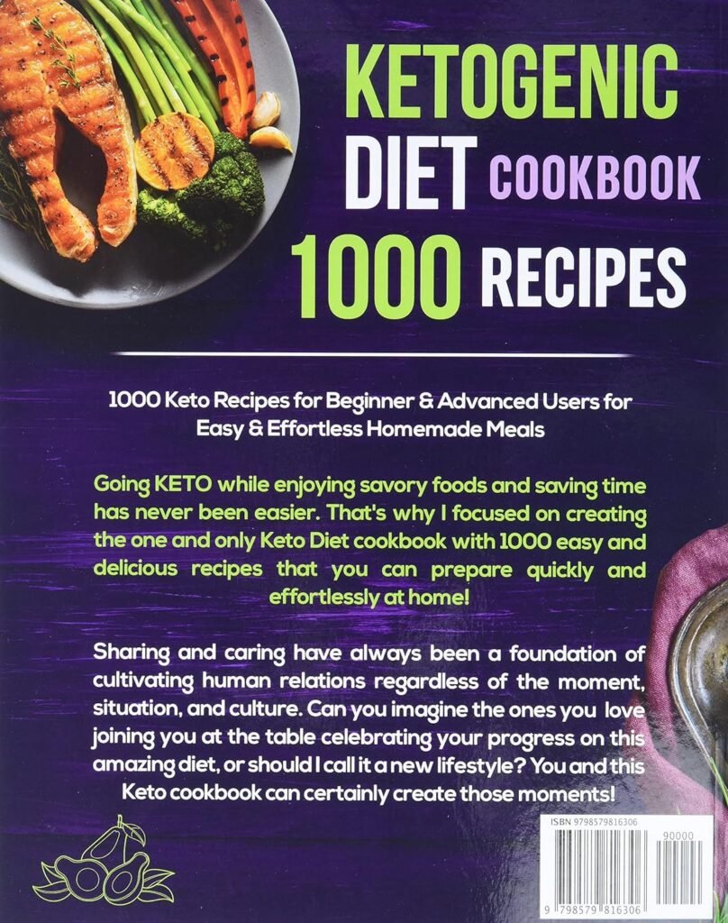 Keto Cookbook For Beginners: 1000 Recipes For Quick  Easy Low-Carb Homemade Cooking     Paperback – December 11, 2020