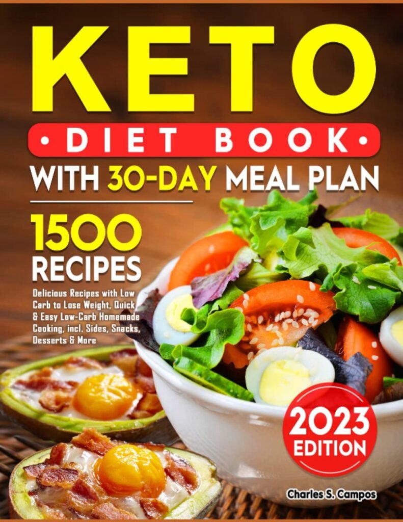 Keto Diet Book with 30-Day Meal Plan: Delicious Recipes with Low Carb to Lose Weight, Quick  Easy Low-Carb Homemade Cooking, incl. Sides, Snacks, Desserts  More     Paperback – March 14, 2023