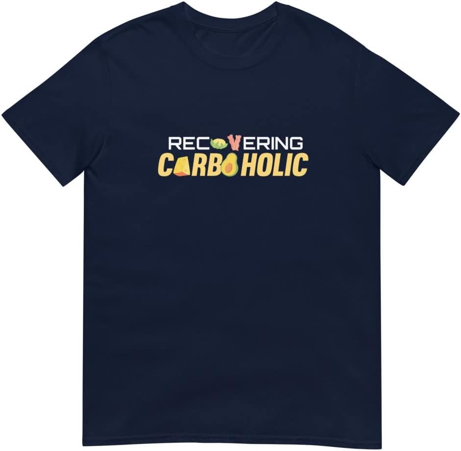 Recovering Carboholic T-Shirt, Funny Keto Shirt, Keto Gift, Keto Shirt, Cute Shirt Shirt, Ketosis Shirt, Ketogenic Shirt