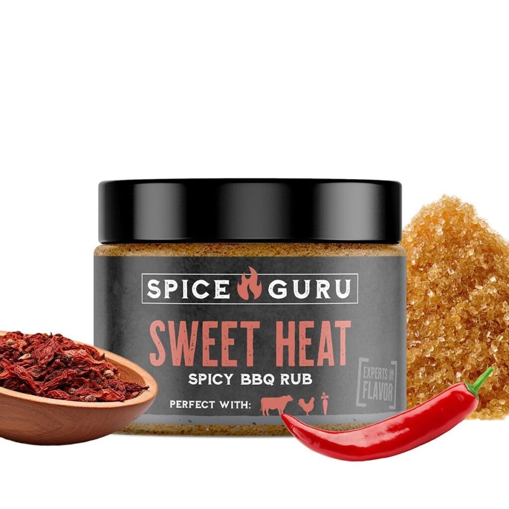 Spice Guru BBQ Rub Set - 4 Flavor BBQ Seasoning Set - Gifts for Men Who Cook - Dad Gifts for Dad - Men Gifts - Birthday Gifts for Men - BBQ Grilling Accessories - Grilling Gifts for Men