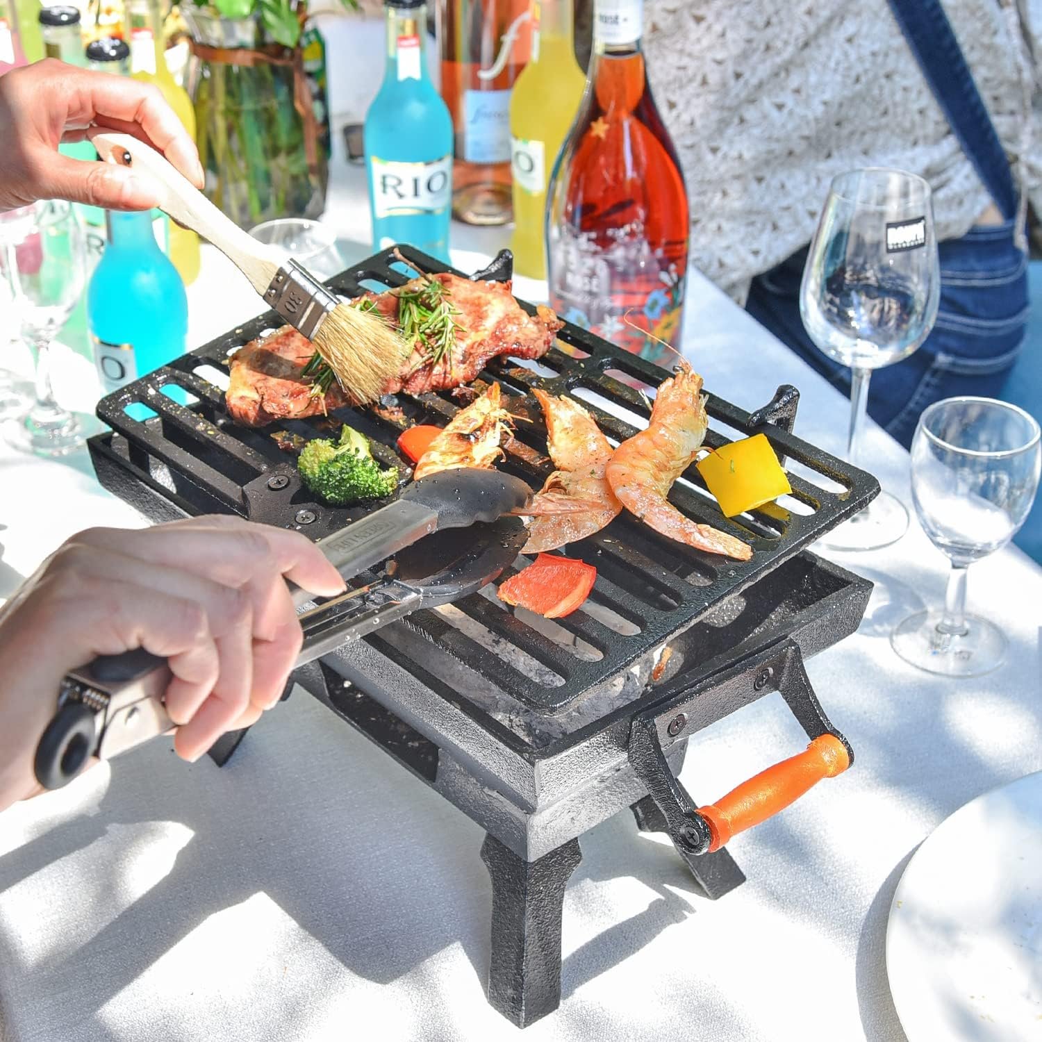 Sungmor Small Cast Iron Charcoal Grill Review