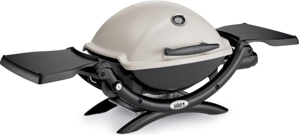 Weber Q1200 Liquid Propane Grill, Titanium